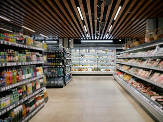 Supermarket aisle
